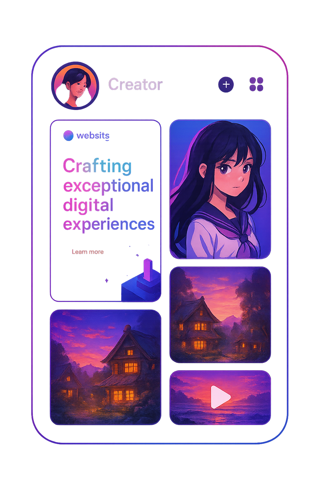 Showcase your creations